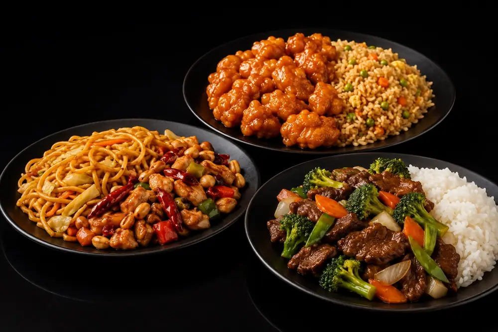 Panda Express Beef Plate