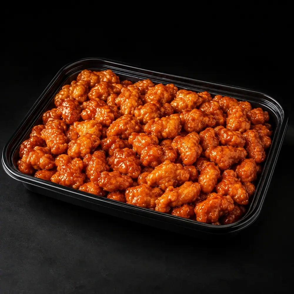 White Steamed Rice Party Tray